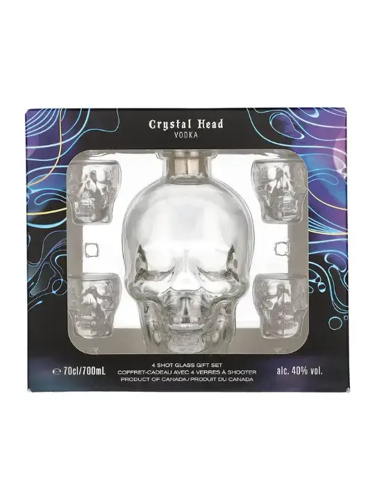 crystal head vodka vap shotglass 70cl